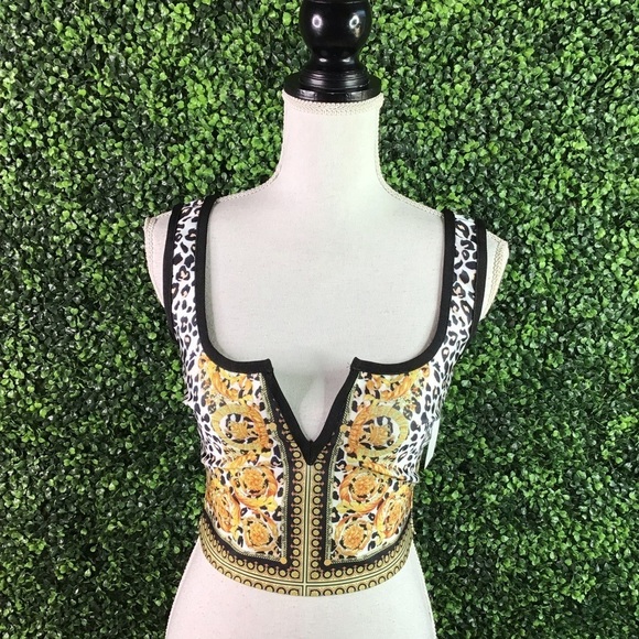 Bandage material crop top wow couture nwt - Picture 1 of 7
